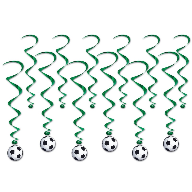Soccer Ball Party Whirls (12 per Package)