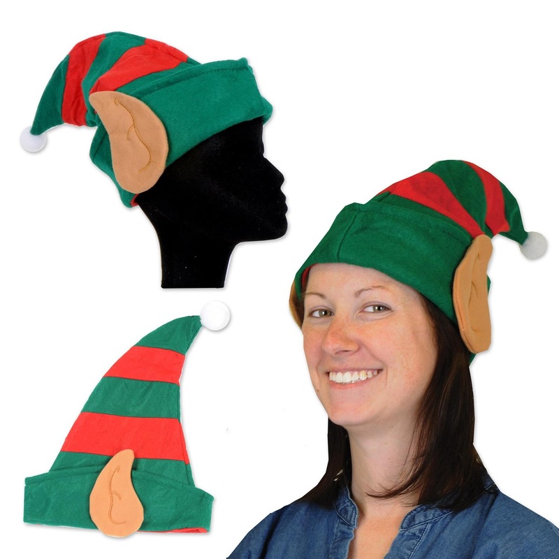 Christmas Felt Elf Hat with Ears