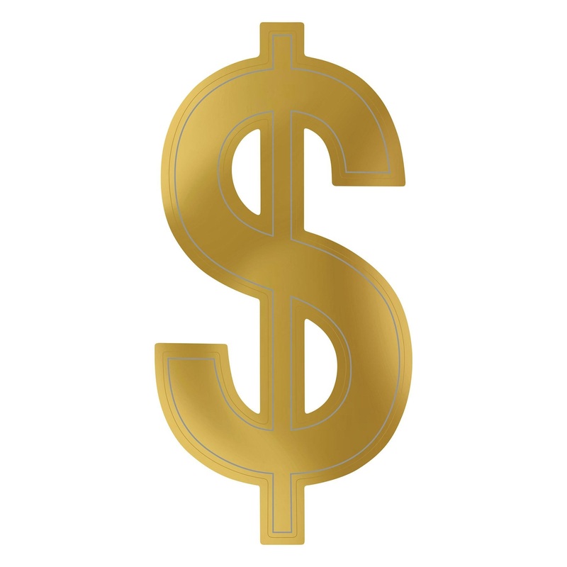 Foil $ Party Silhouette