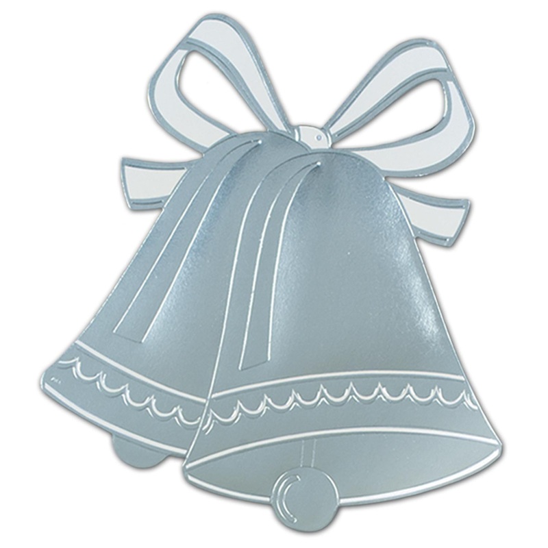 Foil Wedding Bell Silhouette