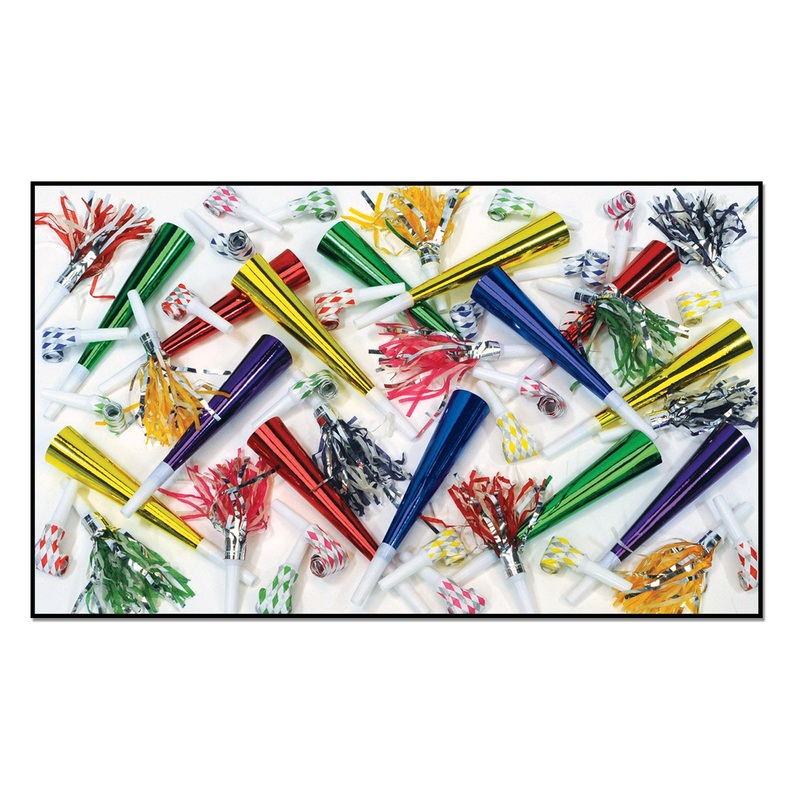 New Year's Eve Packaged Rumpus Noisemaker Assortment (50 per Package)