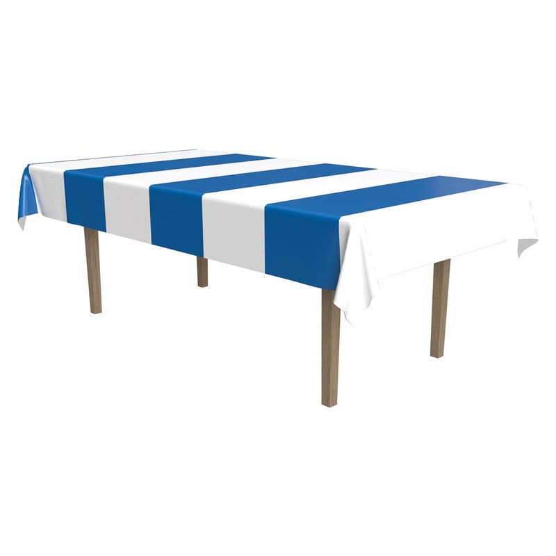 Oktoberfest Blue & White Stripes Tablecover