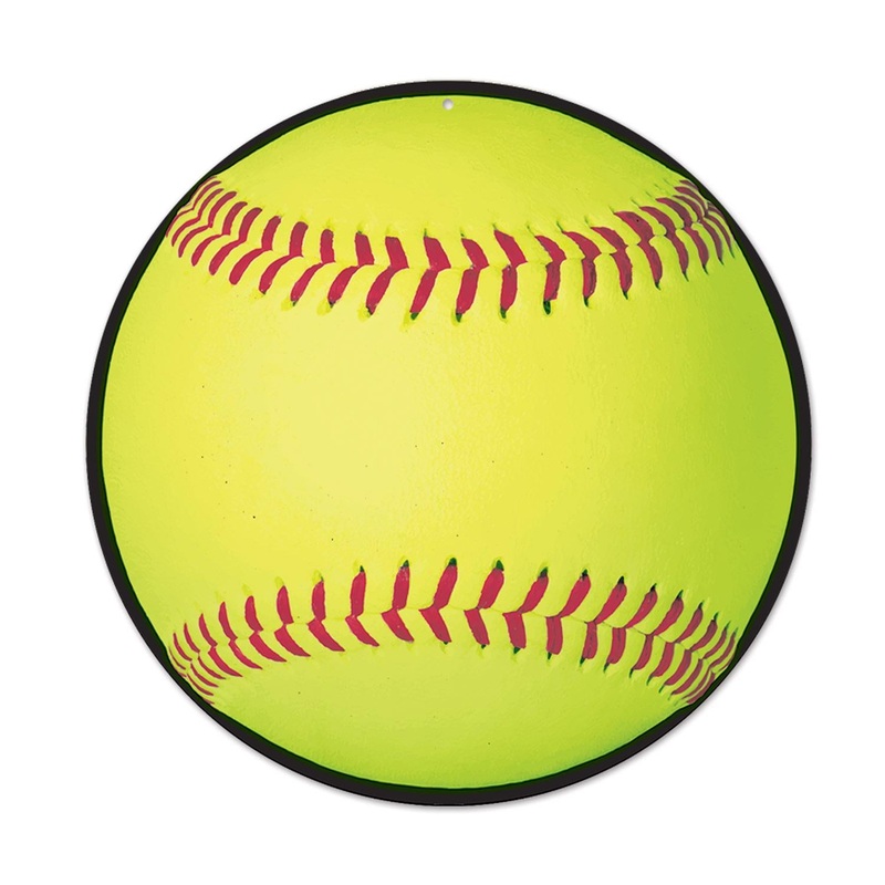 Softball Party Cutout