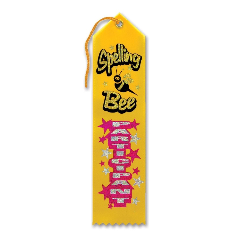 Spelling Bee Participant Award Ribbon
