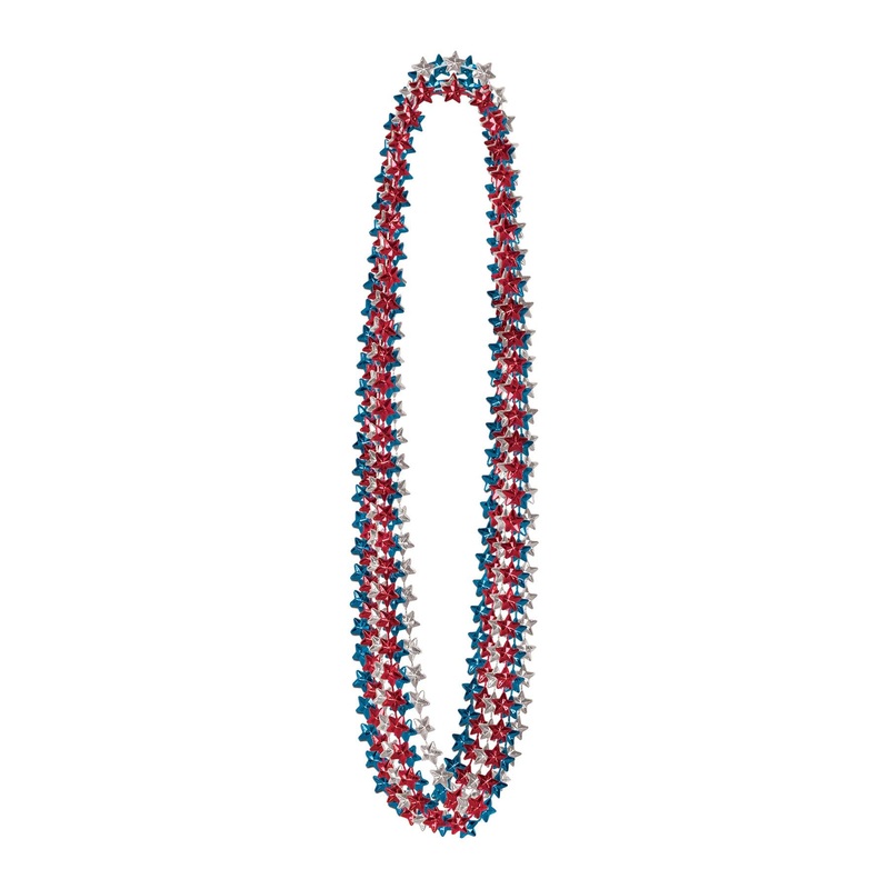 Star Party Bead Necklaces (6 per Package)