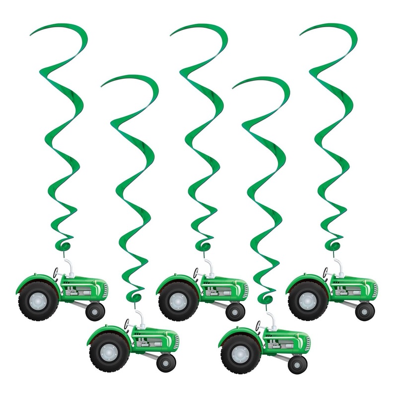 Tractor Party Whirls (5 per Package)