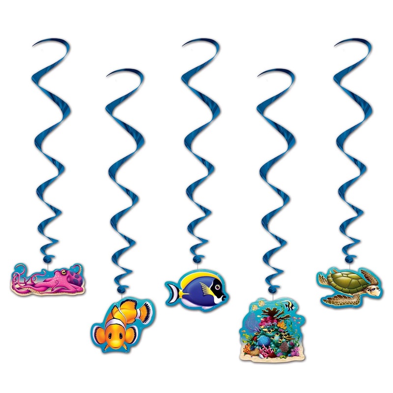 Under The Sea Party Whirls (5 per Package)