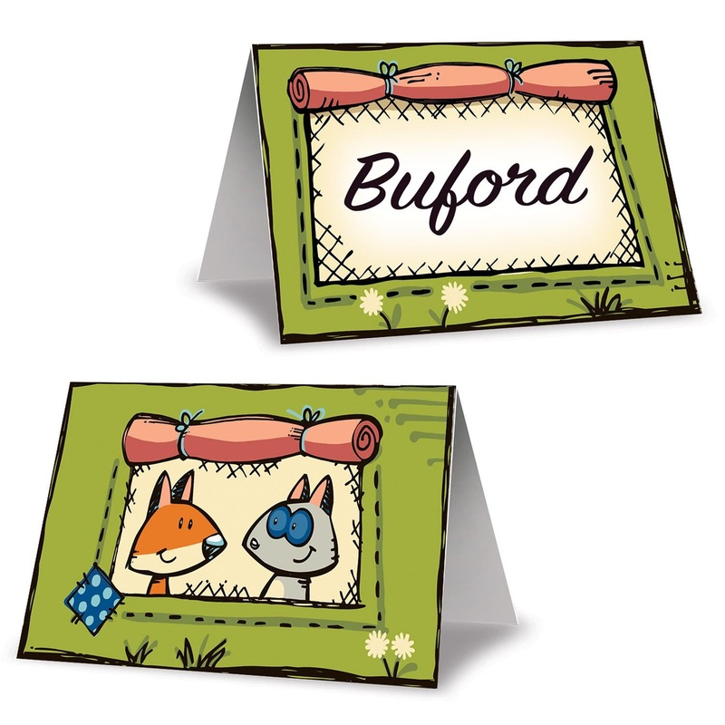 Woodland Friends Party Place Cards (8 per Package)