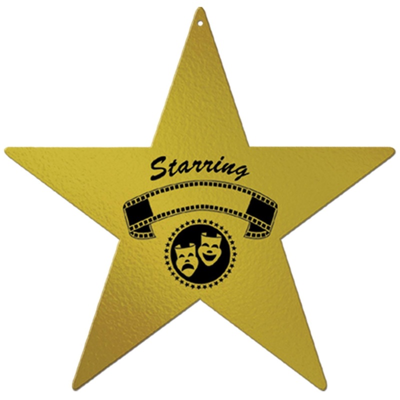 12 Inch Foil Awards Night Party Star