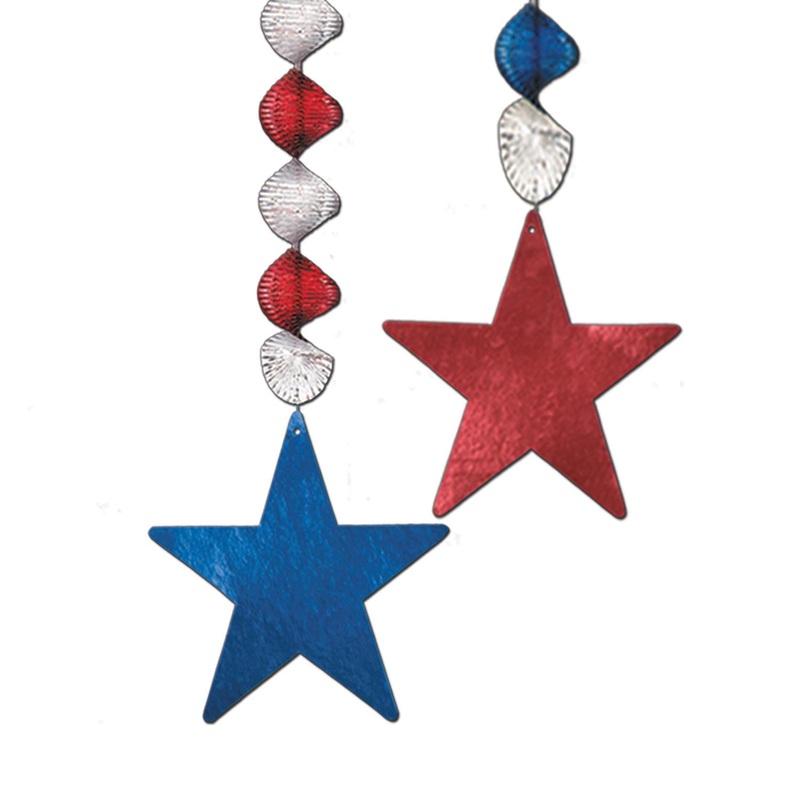 30 inch Foil Star Party Danglers (2 per Package)