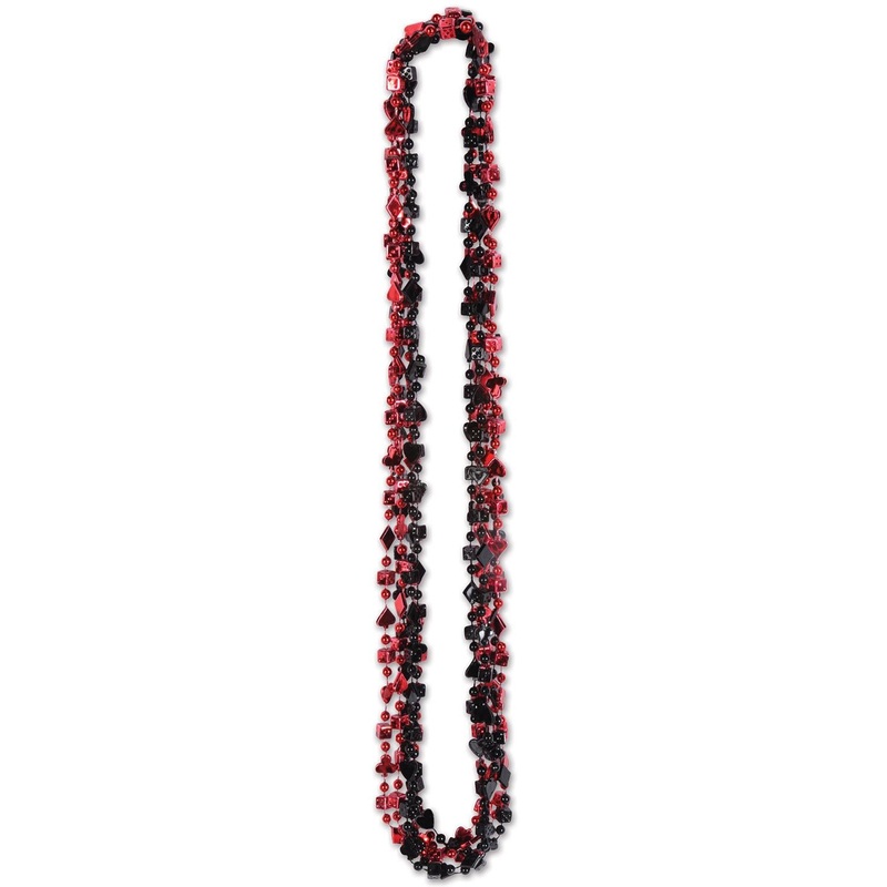 Casino Party Bead Necklaces (72Necklaces)