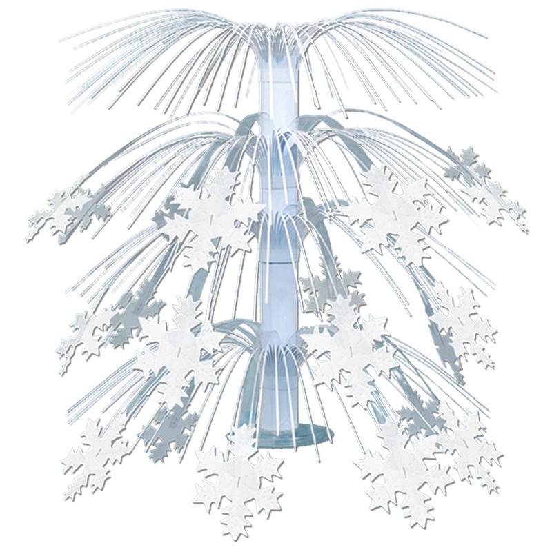 Christmas Snowflake Cascade Centerpiece