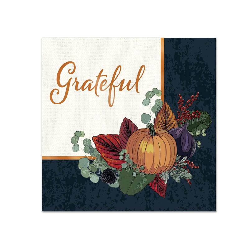 Fall Thanksgiving Beverage Napkins (16 per Package)