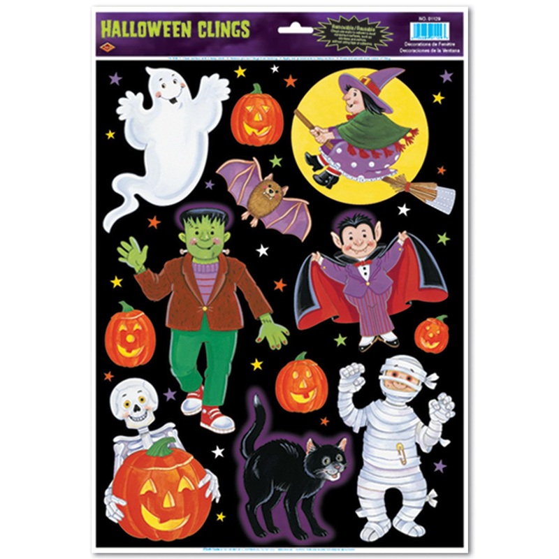 Halloween Character Clings (12 per Package)