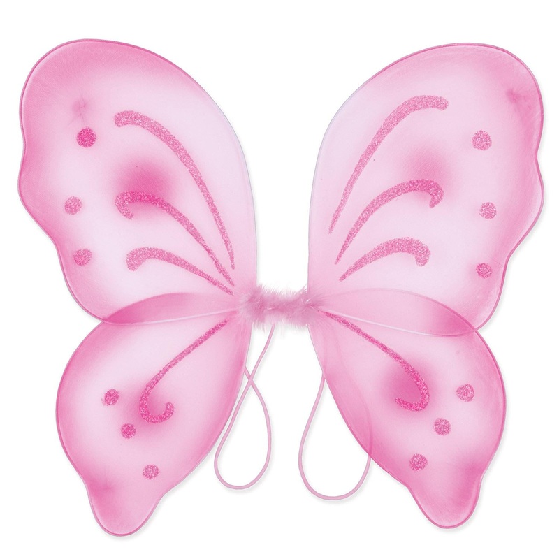 Halloween Nylon Fairy Wings - pink