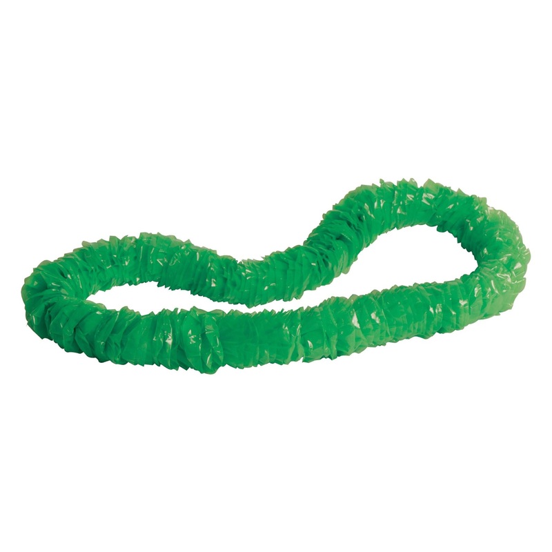 Luau Party Green Soft-Twist Poly Leis (One Box of 50)