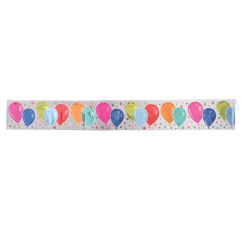 Metallic Balloons Fringe Banner