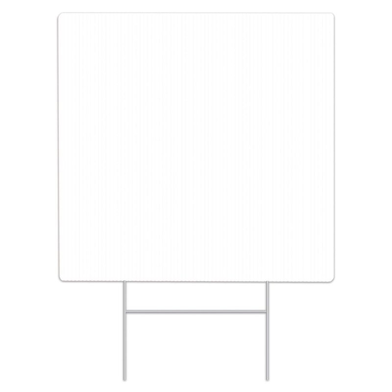 Plastic Blank Party Yard Sign