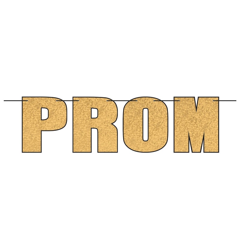 Prom Party Streamer- Gold