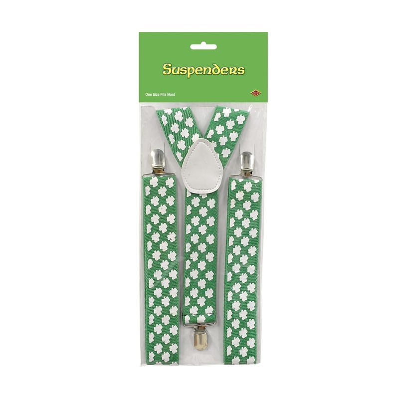 St. Patrick's Day Shamrock Suspenders