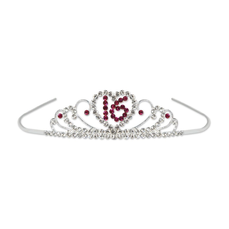 Sweet 16 Royal Rhinestone Birthday Party Tiara
