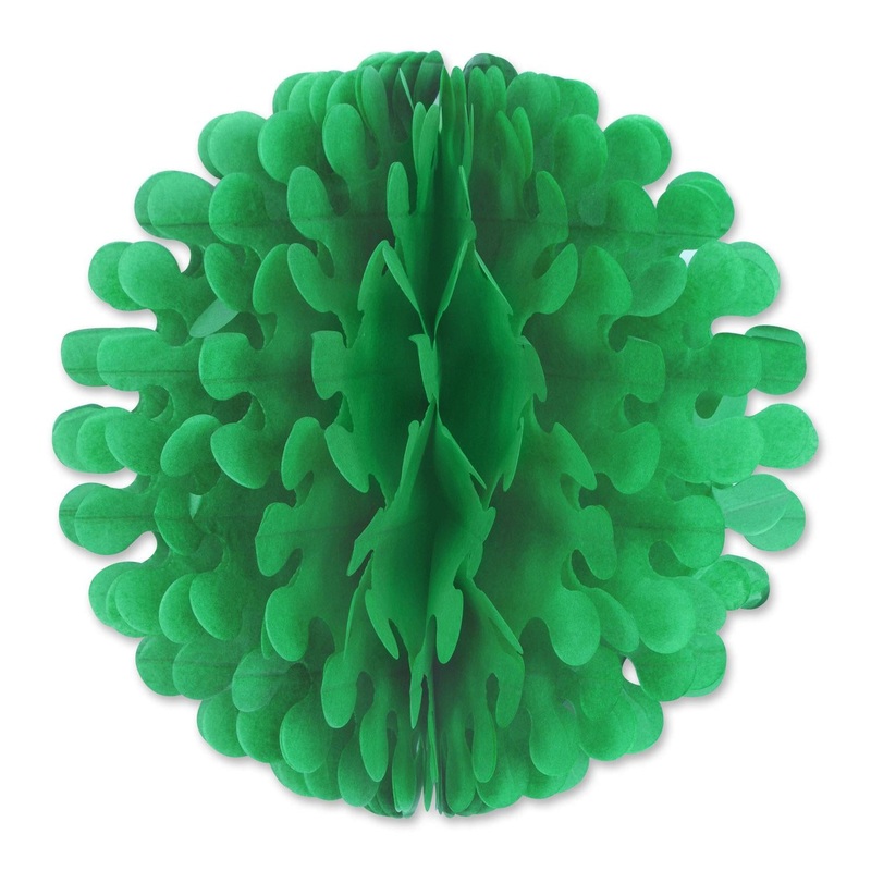 Tissue Flutter Party Ball - green