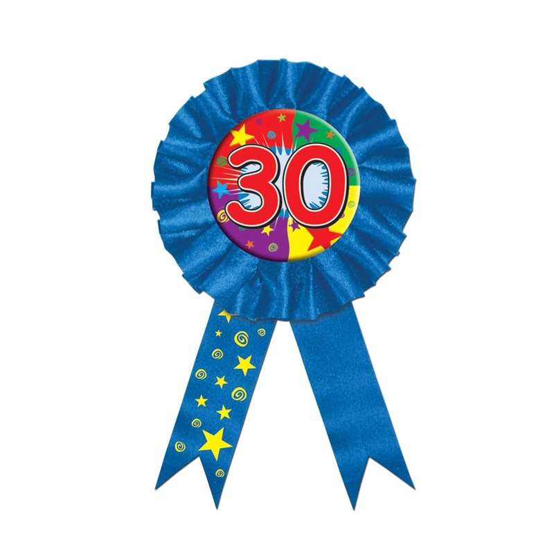 30th Birthday Party Award Ribbon