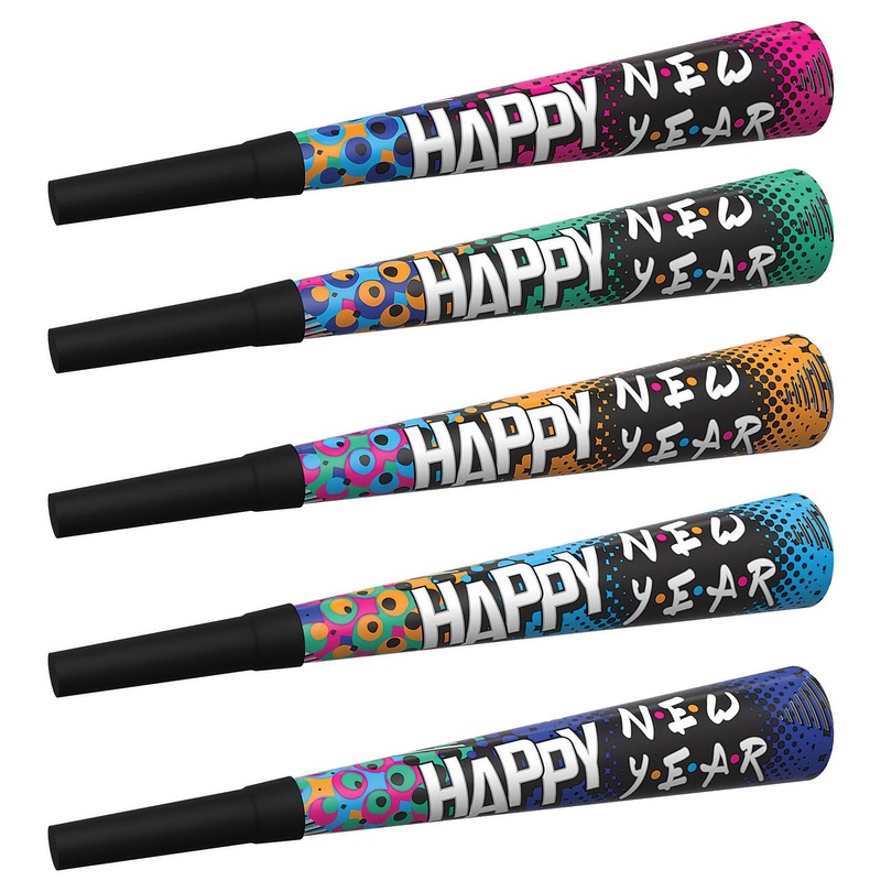 90's Happy New Year Horns (100 per Case)