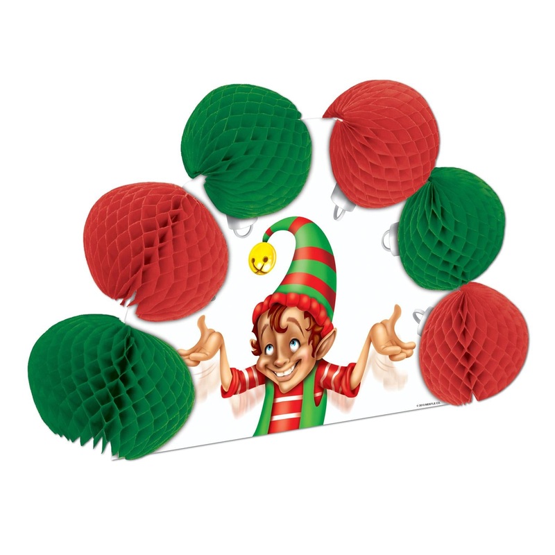 Christmas Elf 2-Sided Pop-Over Centerpiece