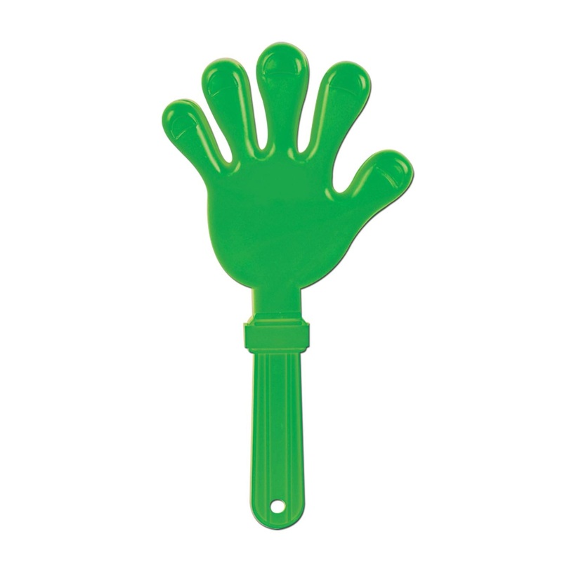 Giant Hand Party Clapper - green