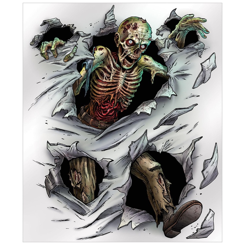 Halloween Zombie Insta-Mural Decoration