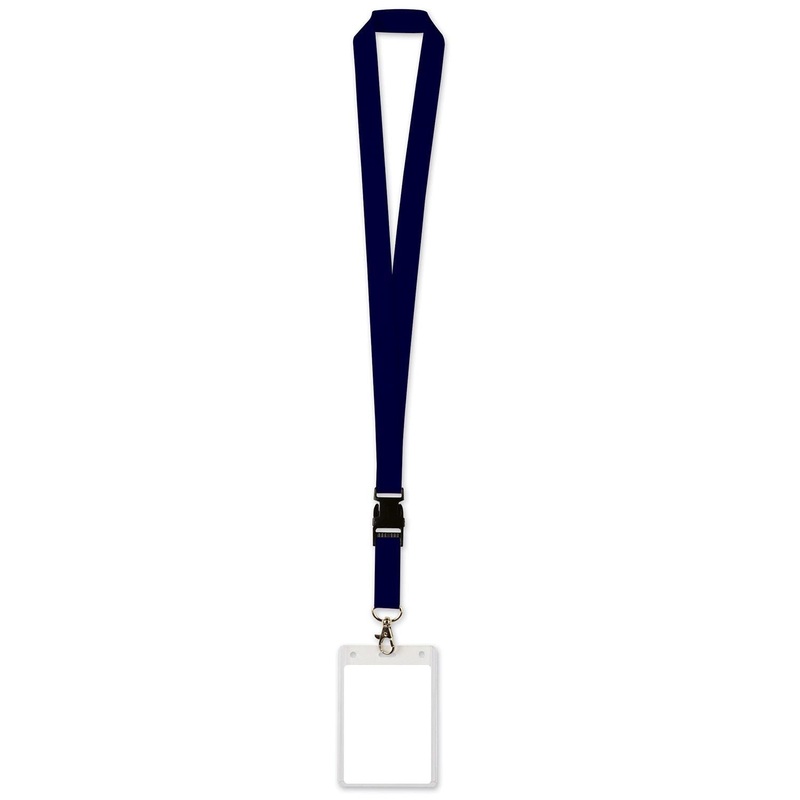 Lanyard with Card Holder - black