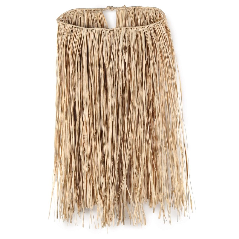 Luau Party Child Raffia Hula Skirt - natural