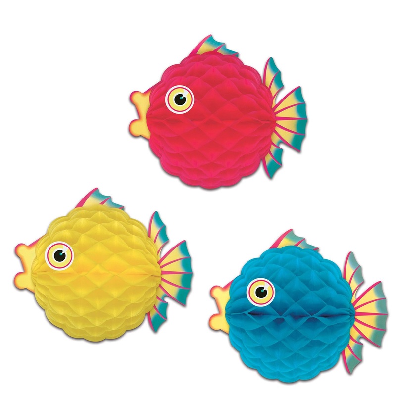 Luau Party Tissue Bubble Fish