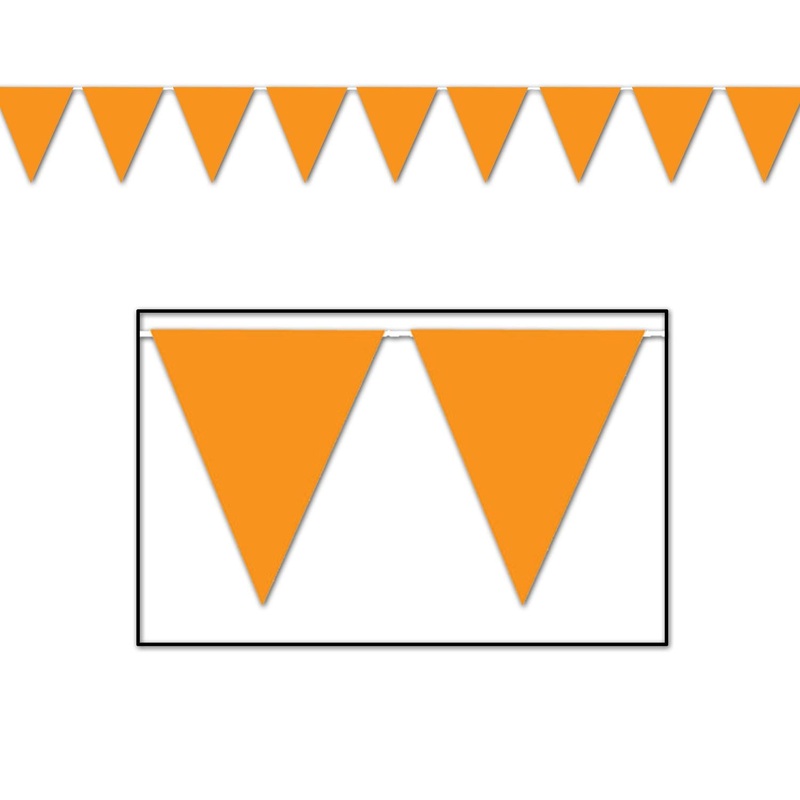 Orange Party Pennant Banner