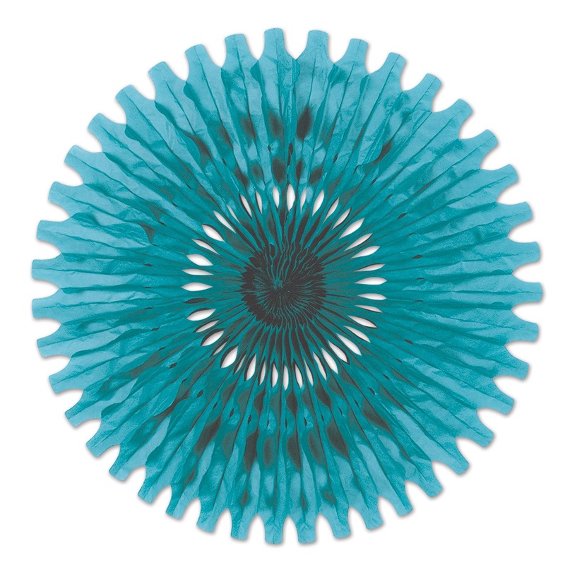 Party Tissue Fan - turquoise