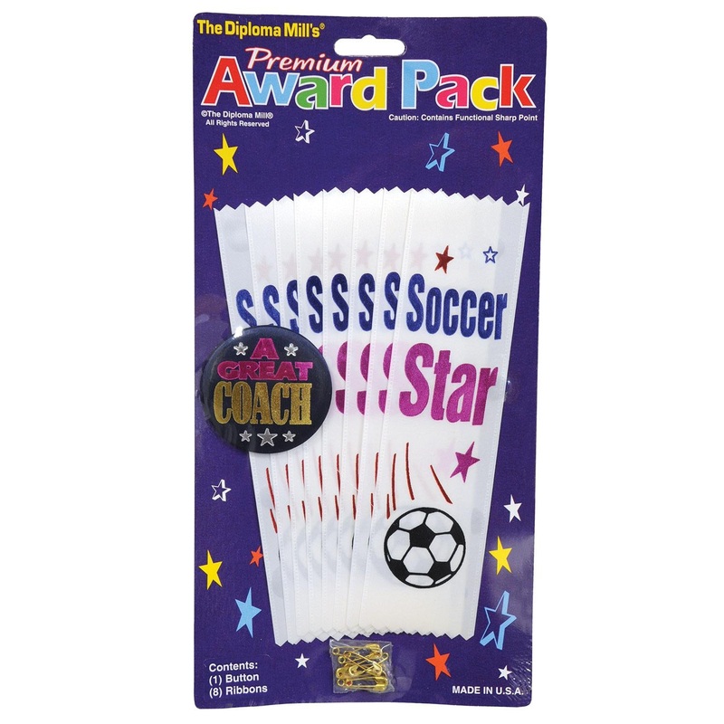 Soccer Award Party Pack (9 per Package)