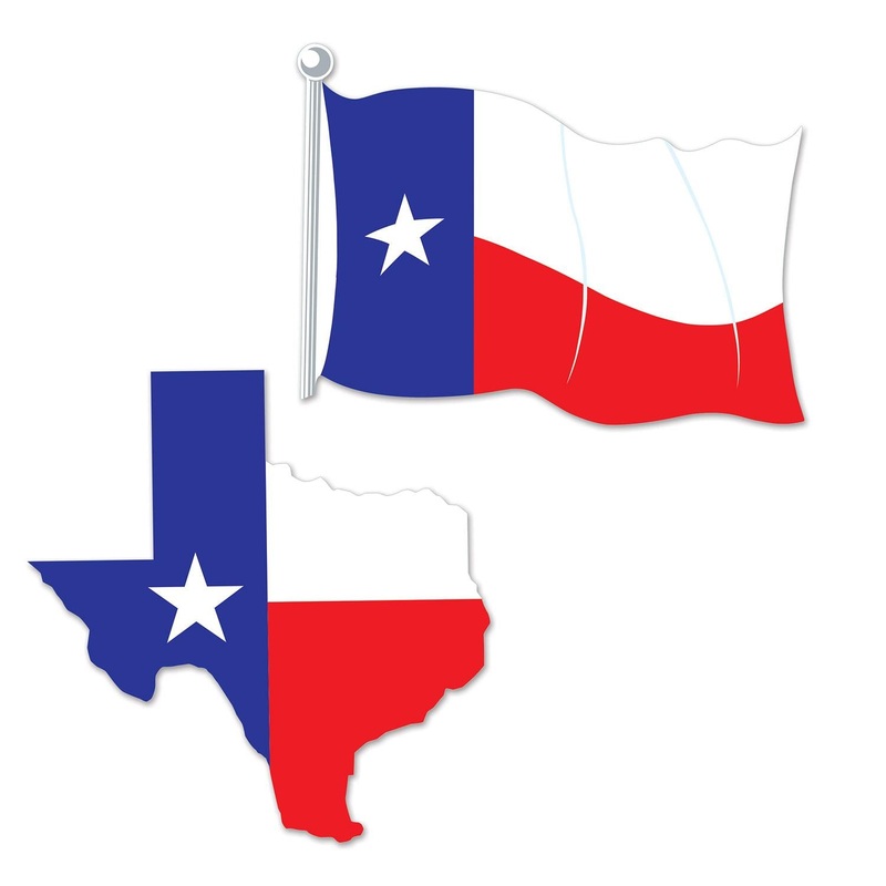Texas Party Cutouts (2 per Package)