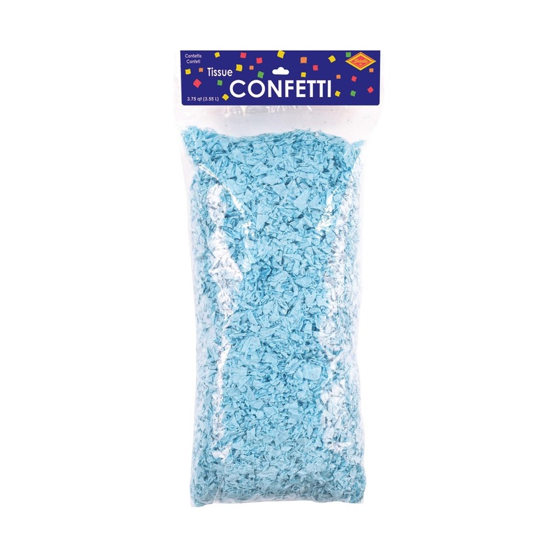 Tissue Confetti Light Blue (3.75 Qt per Package)