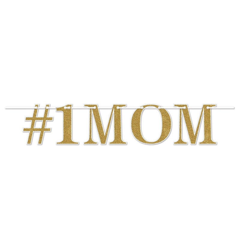#1 Mom Mother's Day Streamer