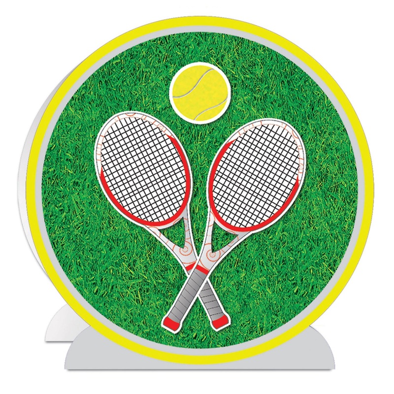 3-D Tennis Party Centerpiece
