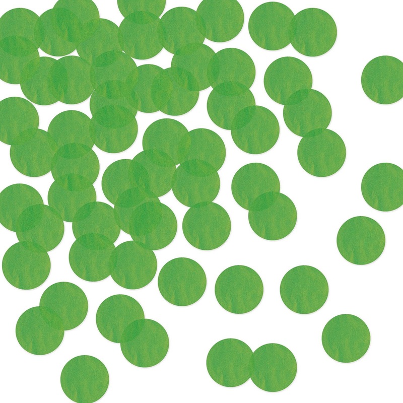 Bulk Tissue Party Confetti - Green (8.8 Oz per Package)