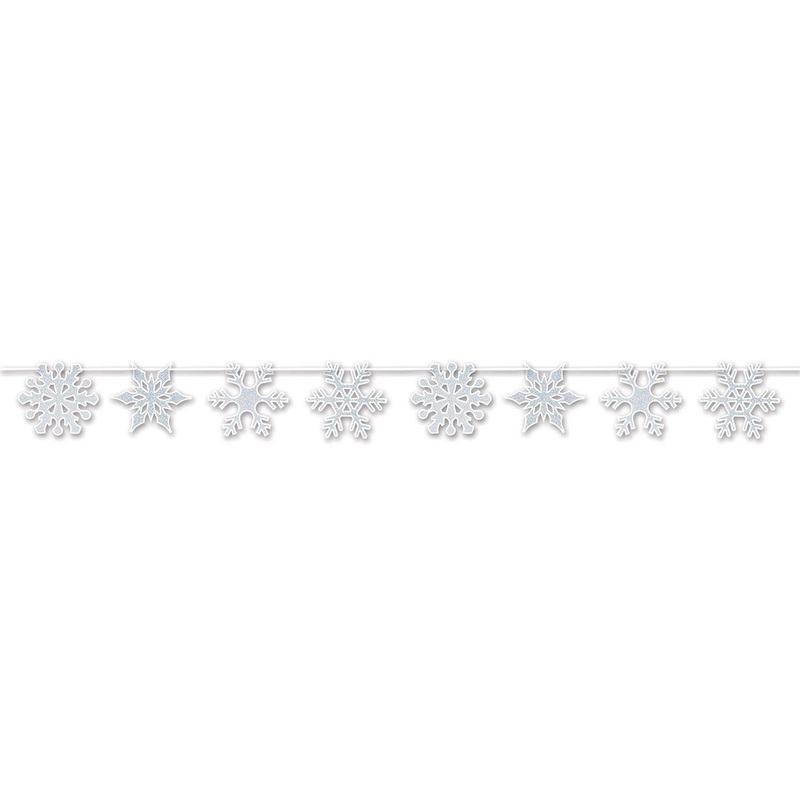 Christmas Snowflake Streamer