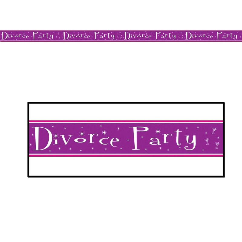 Divorce Party Decorative Tape