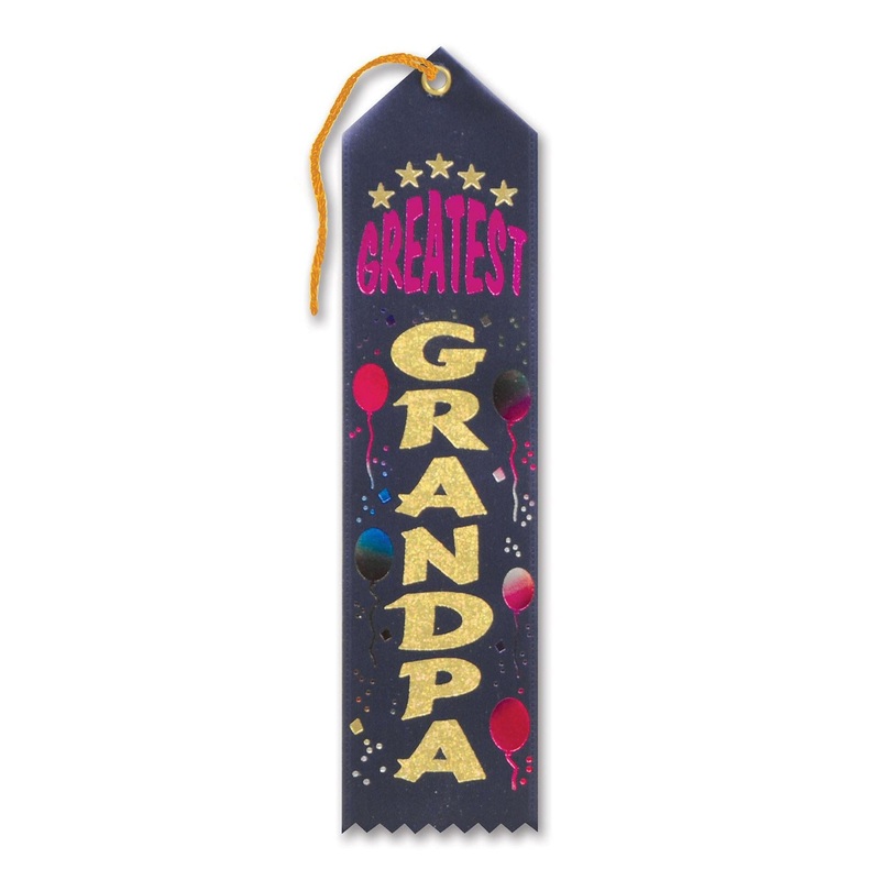 Greatest Grandpa Award Ribbon - navy