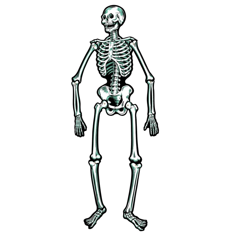 Halloween Jointed Skeleton Decoration (2 per Package)