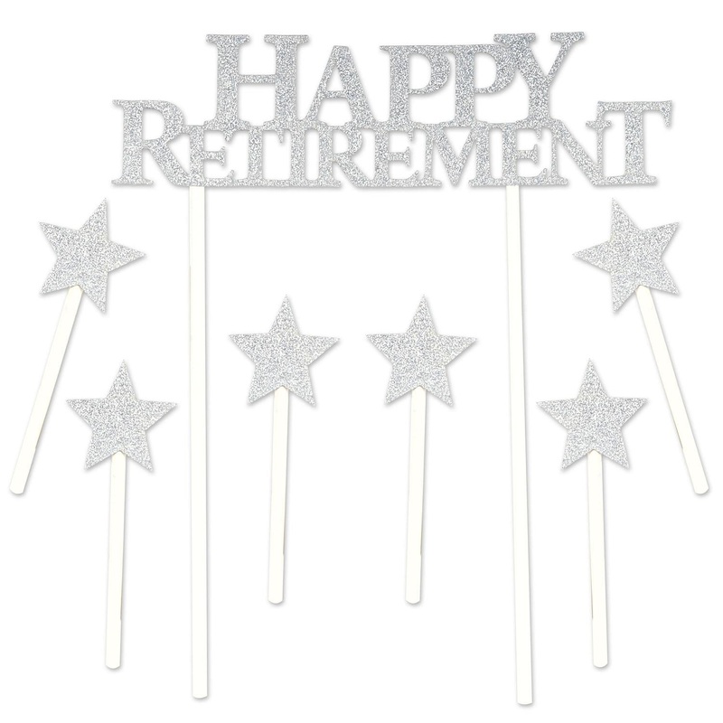 Happy Retirement Party Cake Topper