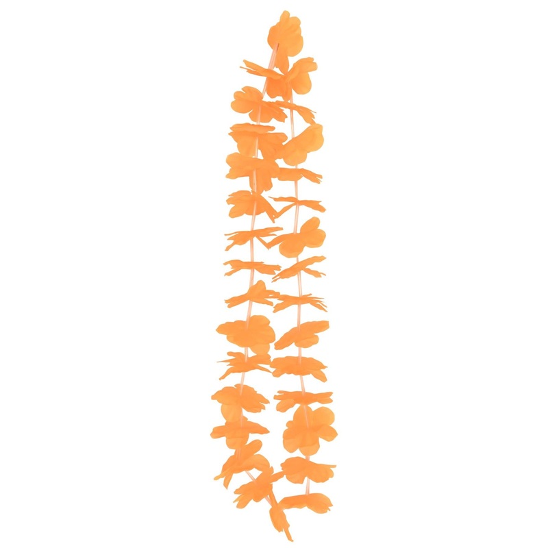 Luau Party Orange Hawaiian Lei (12 per Case)