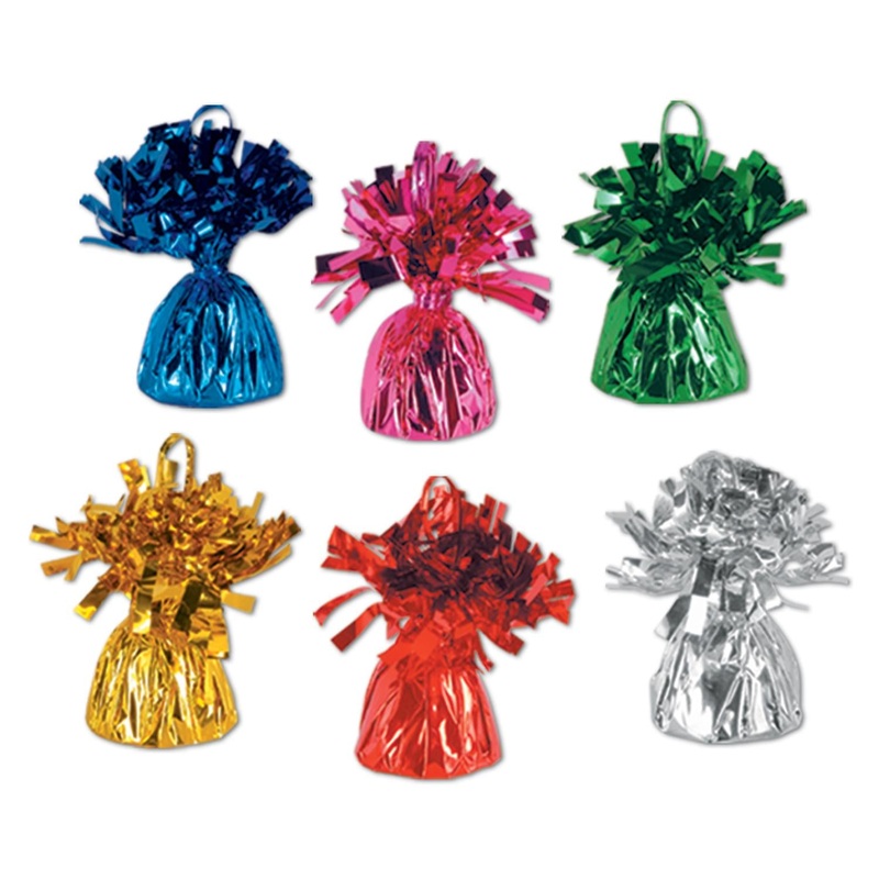 Metallic Wrapped Party Balloon Weights