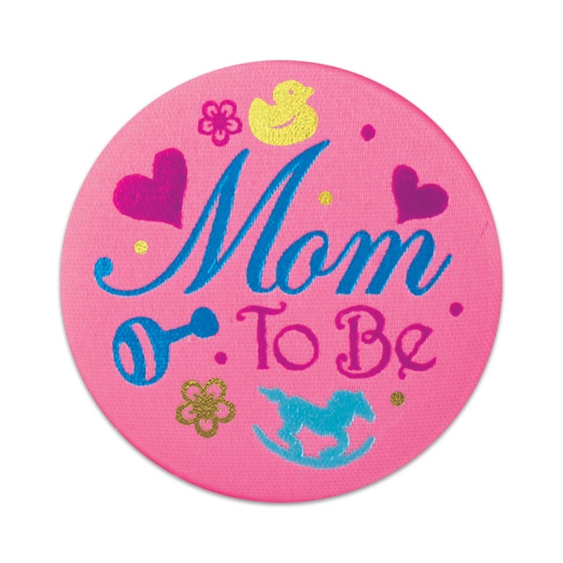 Mom To Be Satin Button